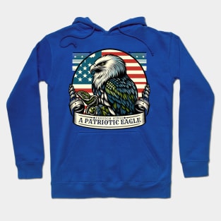 Freedom Wings: A Patriotic Eagle Design for the 4th of July Hoodie